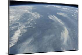 View from Space of the Wildfires Southeast of James Bay in Quebec, Canada-null-Mounted Photographic Print