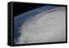 View from Space of Typhoon Soulik East of Northern Taiwan-null-Framed Stretched Canvas