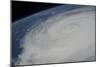View from Space of Typhoon Soulik East of Northern Taiwan-null-Mounted Photographic Print