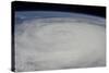 View from Space of Typhoon Soulik East of Northern Taiwan-null-Stretched Canvas