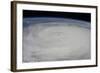 View from Space of Typhoon Soulik East of Northern Taiwan-null-Framed Photographic Print