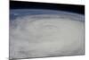 View from Space of Typhoon Soulik East of Northern Taiwan-null-Mounted Photographic Print