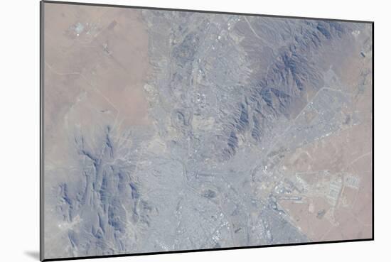 View from Space Showing Parts of Texas and New Mexico-null-Mounted Photographic Print