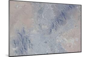 View from Space Showing Parts of Texas and New Mexico-null-Mounted Photographic Print