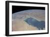 View from Space Showing the Tropical Blue Waters of the Persian Gulf-null-Framed Photographic Print