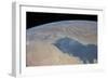 View from Space Showing the Tropical Blue Waters of the Persian Gulf-null-Framed Photographic Print