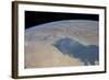 View from Space Showing the Tropical Blue Waters of the Persian Gulf-null-Framed Photographic Print