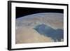 View from Space Showing the Tropical Blue Waters of the Persian Gulf-null-Framed Photographic Print