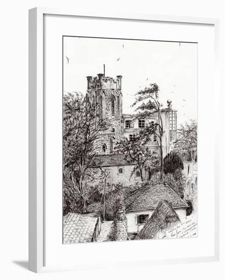 View from St Catherines School, Ventnor, 2011-Vincent Alexander Booth-Framed Giclee Print