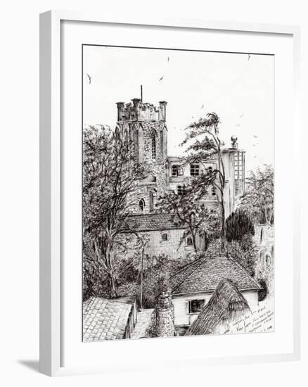 View from St Catherines School, Ventnor, 2011-Vincent Alexander Booth-Framed Giclee Print