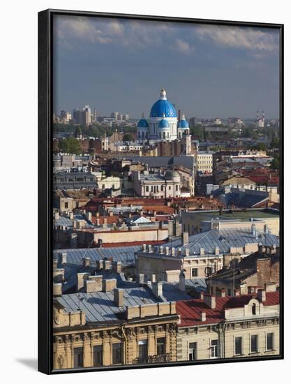 View from St. Isaac Cathedral, Saint Petersburg, Russia-Walter Bibikow-Framed Photographic Print