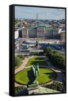 View from St. Isaac's Cathedral in St. Petersburg, Russia, Europe-Michael Runkel-Framed Stretched Canvas