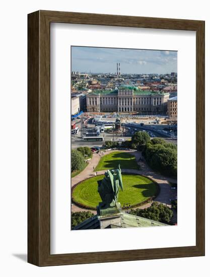 View from St. Isaac's Cathedral in St. Petersburg, Russia, Europe-Michael Runkel-Framed Photographic Print