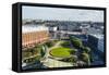 View from St. Isaac's Cathedral, St. Petersburg, Russia, Europe-Michael Runkel-Framed Stretched Canvas