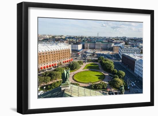 View from St. Isaac's Cathedral, St. Petersburg, Russia, Europe-Michael Runkel-Framed Photographic Print