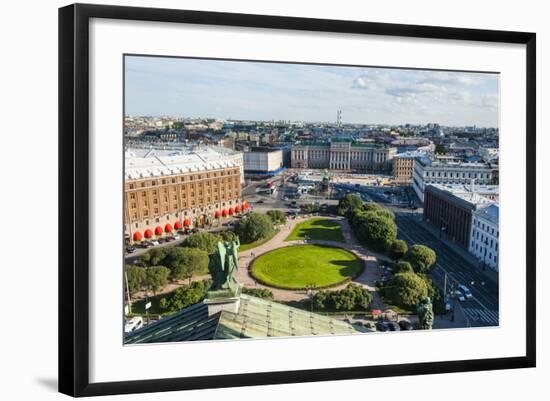 View from St. Isaac's Cathedral, St. Petersburg, Russia, Europe-Michael Runkel-Framed Photographic Print