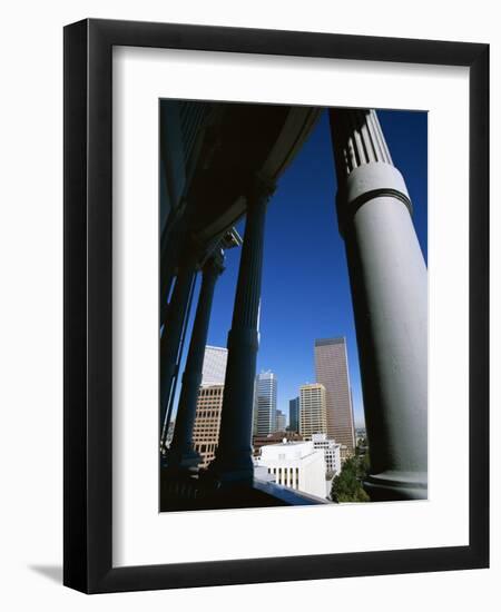 View from State Capitol of Downtown Skyline, Denver, Colorado, USA-Jean Brooks-Framed Photographic Print