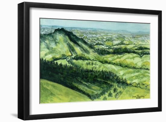 View from Sue au Mai, Limousin France, 2010-Joan Thewsey-Framed Giclee Print