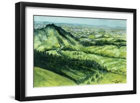 View from Sue au Mai, Limousin France, 2010-Joan Thewsey-Framed Giclee Print