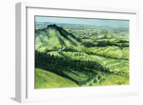 View from Sue au Mai, Limousin France, 2010-Joan Thewsey-Framed Giclee Print