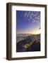 View from Sugar Loaf Mountain to Rio at Night,Rio De Janeiro, Brazil, South America-Christian Heeb-Framed Photographic Print