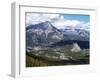 View from Sulphur Mountain to Banff, Banff National Park, UNESCO World Heritage Site, Alberta, Rock-Hans Peter Merten-Framed Photographic Print