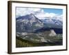 View from Sulphur Mountain to Banff, Banff National Park, UNESCO World Heritage Site, Alberta, Rock-Hans Peter Merten-Framed Photographic Print