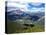 View from Sulphur Mountain to Banff, Banff National Park, UNESCO World Heritage Site, Alberta, Rock-Hans Peter Merten-Stretched Canvas