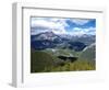 View from Sulphur Mountain to Banff, Banff National Park, UNESCO World Heritage Site, Alberta, Rock-Hans Peter Merten-Framed Photographic Print