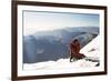 View from Summit, Huayna Potosi, Cordillera Real, Bolivia, South America-Mark Chivers-Framed Photographic Print