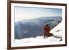 View from Summit, Huayna Potosi, Cordillera Real, Bolivia, South America-Mark Chivers-Framed Photographic Print