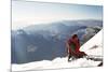 View from Summit, Huayna Potosi, Cordillera Real, Bolivia, South America-Mark Chivers-Mounted Photographic Print