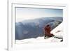 View from Summit, Huayna Potosi, Cordillera Real, Bolivia, South America-Mark Chivers-Framed Photographic Print