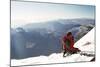 View from Summit, Huayna Potosi, Cordillera Real, Bolivia, South America-Mark Chivers-Mounted Photographic Print