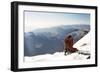 View from Summit, Huayna Potosi, Cordillera Real, Bolivia, South America-Mark Chivers-Framed Photographic Print