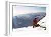 View from Summit, Huayna Potosi, Cordillera Real, Bolivia, South America-Mark Chivers-Framed Photographic Print