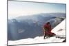 View from Summit, Huayna Potosi, Cordillera Real, Bolivia, South America-Mark Chivers-Mounted Photographic Print