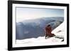 View from Summit, Huayna Potosi, Cordillera Real, Bolivia, South America-Mark Chivers-Framed Premium Photographic Print