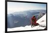 View from Summit, Huayna Potosi, Cordillera Real, Bolivia, South America-Mark Chivers-Framed Photographic Print