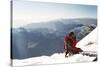 View from Summit, Huayna Potosi, Cordillera Real, Bolivia, South America-Mark Chivers-Stretched Canvas