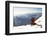 View from Summit, Huayna Potosi, Cordillera Real, Bolivia, South America-Mark Chivers-Framed Photographic Print