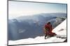 View from Summit, Huayna Potosi, Cordillera Real, Bolivia, South America-Mark Chivers-Mounted Photographic Print