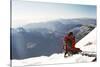 View from Summit, Huayna Potosi, Cordillera Real, Bolivia, South America-Mark Chivers-Stretched Canvas