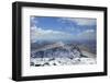 View from Summit of Cader Idris in Winter Looking to Barmouth-Peter Barritt-Framed Photographic Print