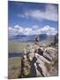 View from Summit of Sgorr Tuath, Sandstone Pinnacles, Assynt Mountains, Highland, Scotland, UK-Joe Cornish-Mounted Photographic Print