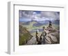 View from Summit of Sgorr Tuath, Sandstone Pinnacles, Assynt Mountains, Highland, Scotland, UK-Joe Cornish-Framed Photographic Print