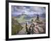 View from Summit of Sgorr Tuath, Sandstone Pinnacles, Assynt Mountains, Highland, Scotland, UK-Joe Cornish-Framed Photographic Print