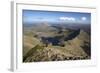 View from Summit of Snowdon to Llyn Llydaw and Y Lliwedd Ridge-Stuart Black-Framed Photographic Print