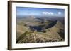 View from Summit of Snowdon to Llyn Llydaw and Y Lliwedd Ridge-Stuart Black-Framed Photographic Print