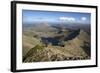 View from Summit of Snowdon to Llyn Llydaw and Y Lliwedd Ridge-Stuart Black-Framed Photographic Print